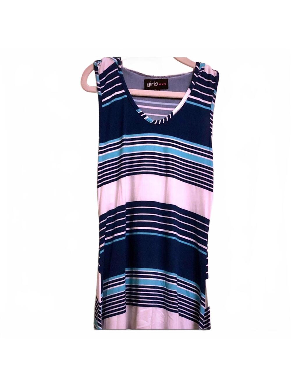 Girls Hi-Low Maxi Dress with Racerback & Hood